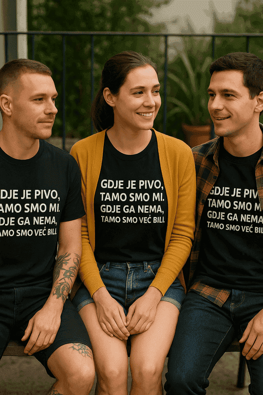 Majica gdje je pivo, tamo smo mi