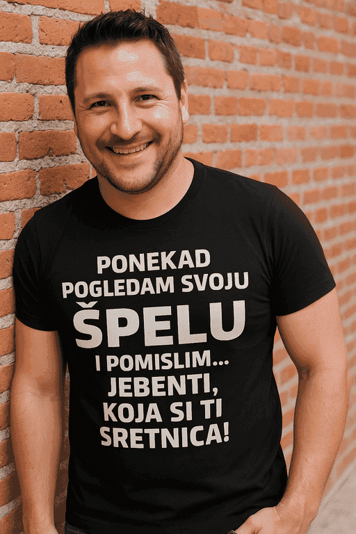 Majica jebenti, koja si ti sretnica
