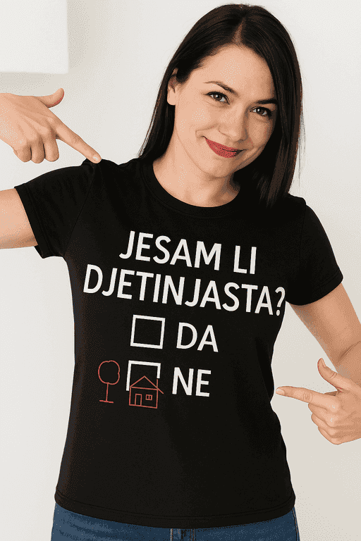 Majica jesam li djetinjasta? da ne