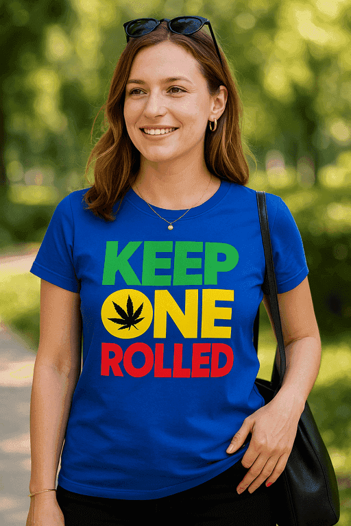 Majica za ljubitelje 420 zezancije - KEEP ONE ROLLED