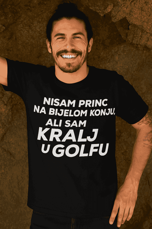 Majica nisam princ na konju, ali sam kralj u golfu