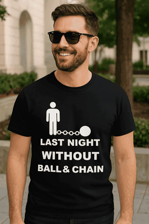 Majica za mladoženju - LAST NIGHT WITHOUT BALL & CHAIN