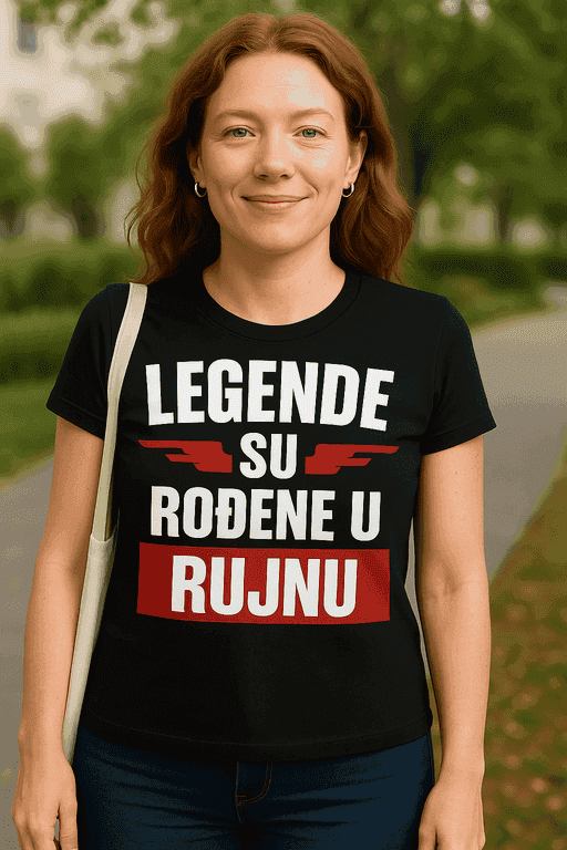 Majica za rođene u rujnu - LEGENDE SU ROĐENE U RUJNU