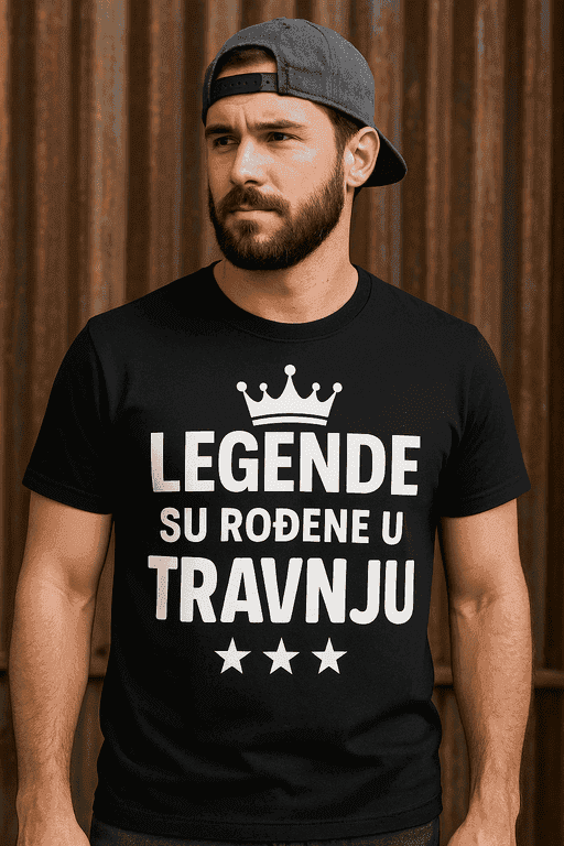 Majica za rođene u travnju - LEGENDE SU ROĐENE U TRAVNJU