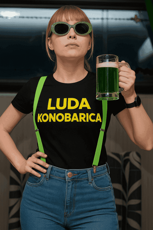 Majica za konobarice - LUDA KONOBARICA