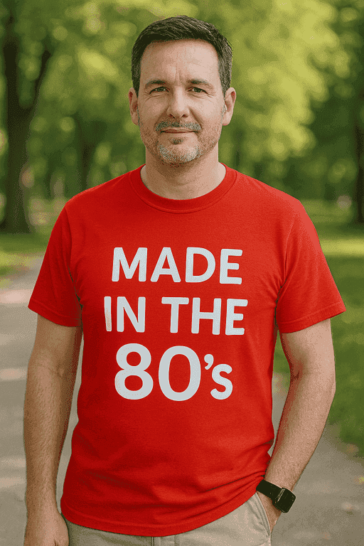 Majica za rođene 80-ih - MADE IN THE 80's