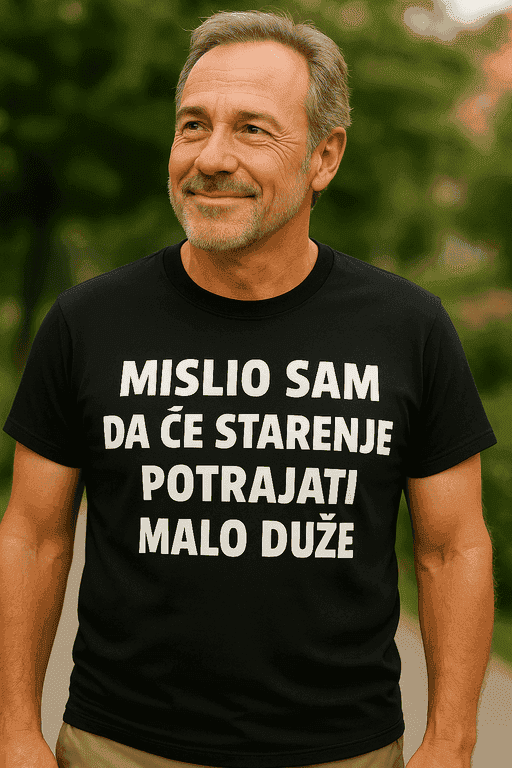 Majica mislio sam da će starenje potrajati malo duže