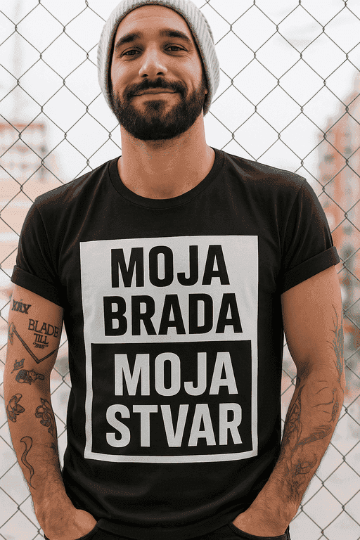 Majica za bradonje - MOJA BRADA MOJA STVAR