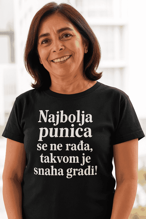Majica za punice - Najbolju punicu snaha gradi