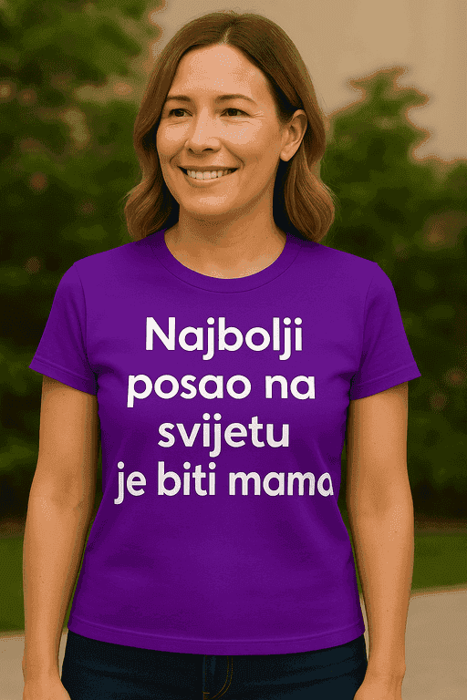 Majica za mamu - Najbolji posao na svijetu je biti mama
