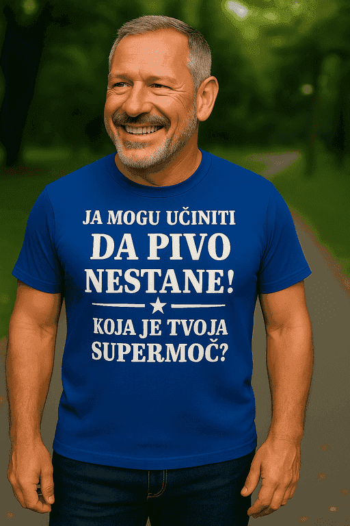 Majica ja mogu učiniti da pivo nestane