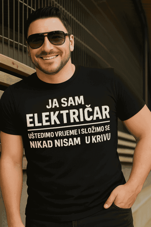 Majica za elektriÄare nikad nisam u krivu