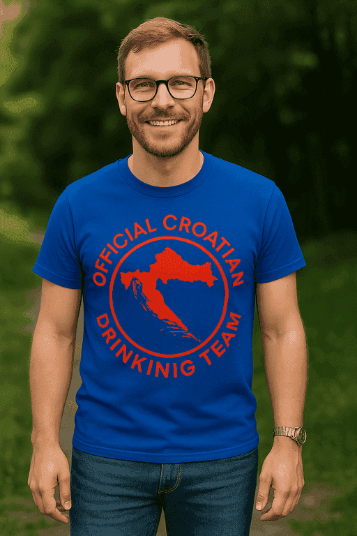 Majica official croatian drinking team