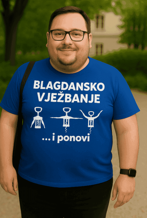 Majica blagdansko vježbanje ...i ponovi
