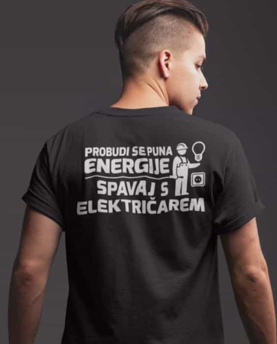 Majica probudi se puna energije, spavaj s elektriÄarem