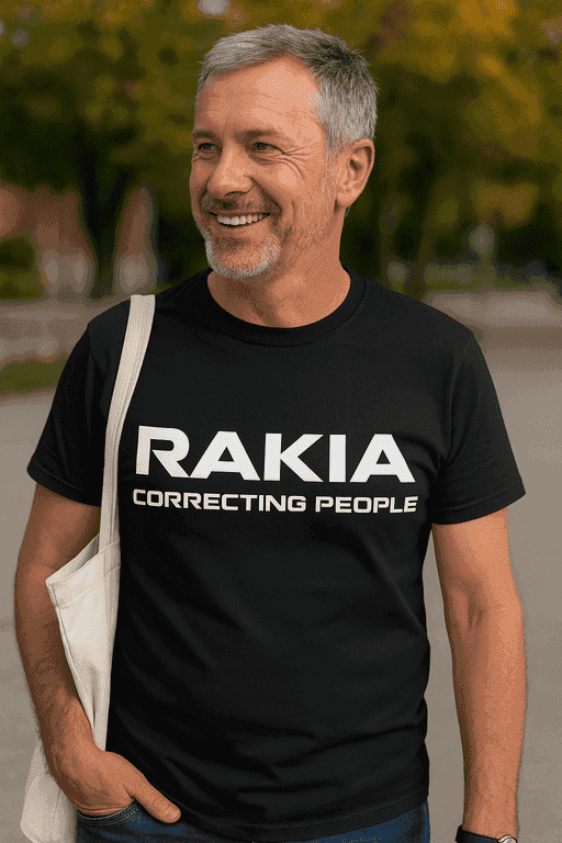 Majica za ljubitelje rakije - RAKIA CORRECTING PEOPLE