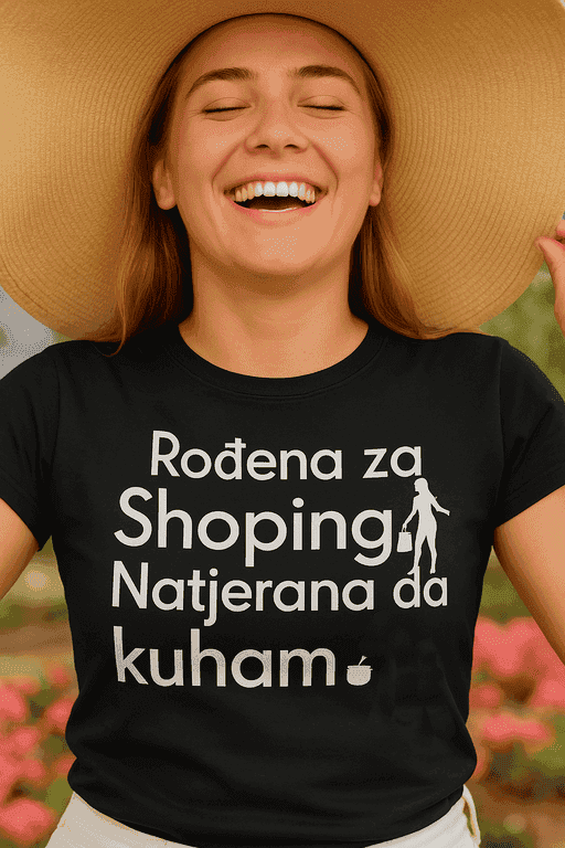 Majica rođena za shopping natjerana da kuham