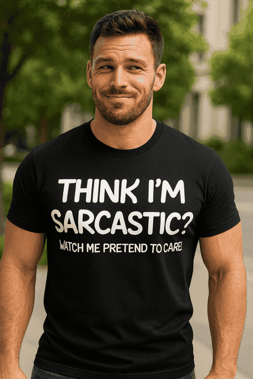 Majica za sarkastične: misliš da sam sarkastičan? gledaj sad