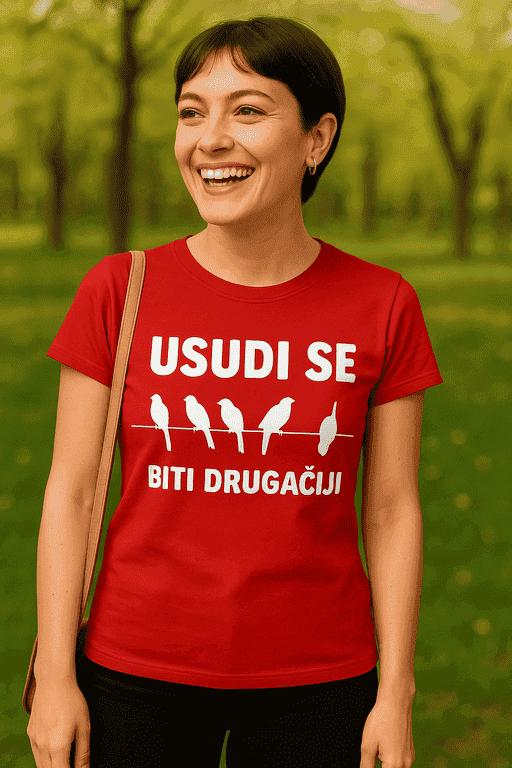 Majica za hrabre individualce - USUDI SE BITI DRUGAČIJI