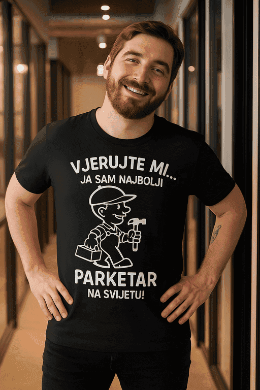 Majica za parketara vjerujte mi, ja sam najbolji parketar