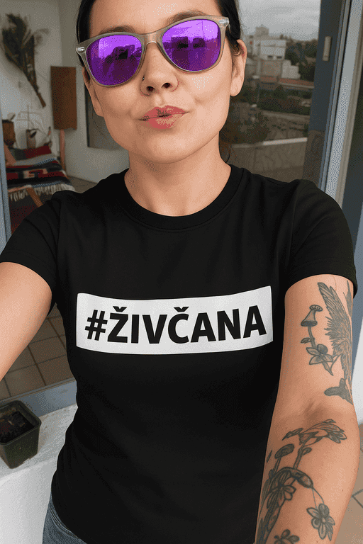 Majica za žene s temperamentom - #ŽIVČANA