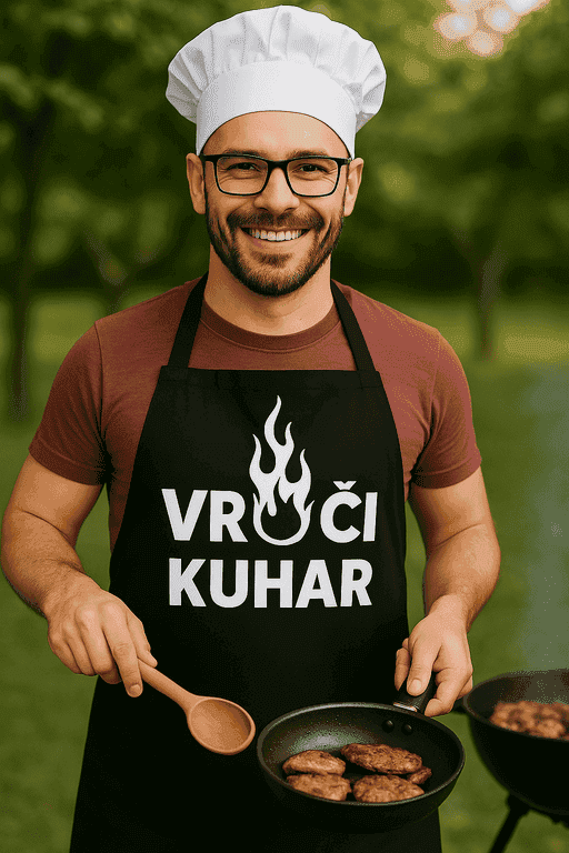 Pregača za kuhare - VRUĆI KUHAR