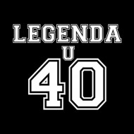 Smiješna majica legenda u 40