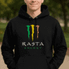 - Hrvatski hoodie s tiskom Monster Energy Rasta.