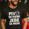 Pivo majica, zabavan outdoor dizajn, idealno za ljubitelje piva i druženja sa stilom.