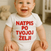Natisni po tvojoj želji baby majica, personalizirani dječji odjevni predmeti, visokokvalitetne majice za djecu.
