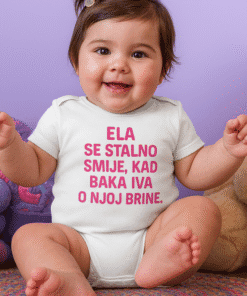 Smiješna dječja majica s natpisom, idealno za djevojčice i odjeću za djecu.