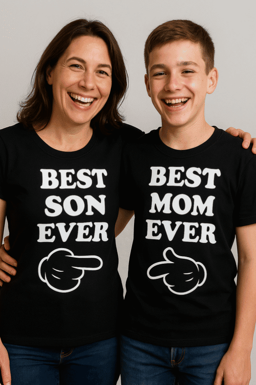 Najbolje majice za roditelje i djecu, personalizirane tekstilne majice, obiteljski motivi.