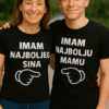 Imam najbolju majicu za mamu i tatu s posebnim motivom za obitelj.