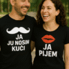 1. Majice za parove s humorističkim natpisima za svaku priliku.