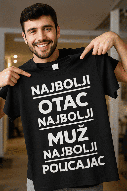 Volite li majice s natpisima za muškarce i ocem?.