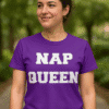 1. NAP QUEEN majica - udobna ženska t-shirt za svakodnevnu eleganciju.