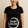Prilagođena majica za majke s natpisom Baby Inside.