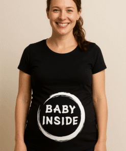 Prilagođena majica za majke s natpisom Baby Inside.