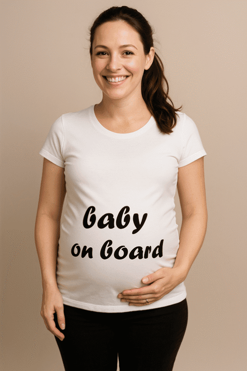 Beba on board majica za trudnice, personalizirana topper čarobna dar za trudnice.