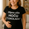 Volim čokoladu – majica za sladokusce, idealna za svakodnevno nošenje i izražavanje ljubavi prema čokoladi.