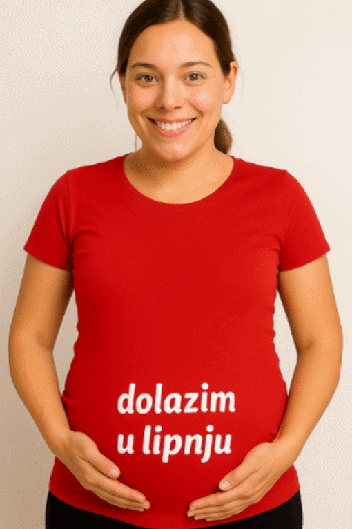 Majice za trudnice, majice za trudnice od pamuka, udobne majice za trudnice, majice za trudnice s printom, Top-majice.hr optima.