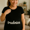 Vjerodostojni majice s autorskim printom "trudnica" za trudnice i žene u trudnoći.