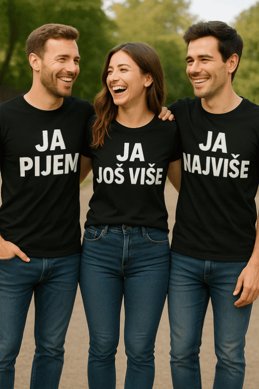 Žene s majicama sa šalama, druženje na otvorenom, prijateljski odnos, moderna odjeća.