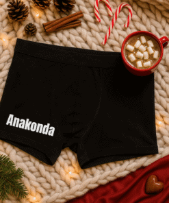 Visoke kvalitetne muške bokserice s printom Anaconda za udobnost i stil.