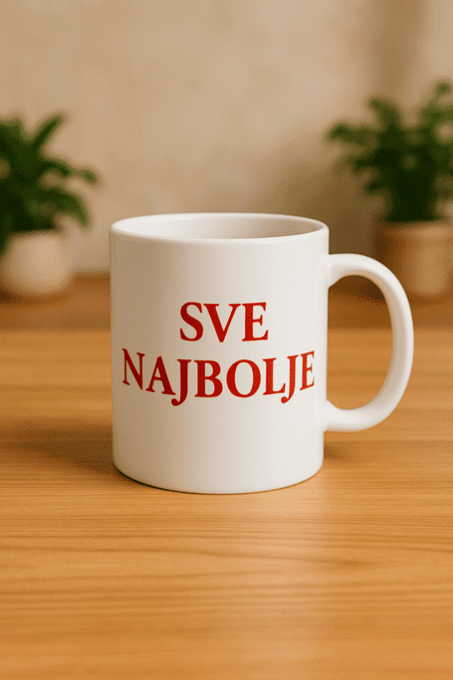 Sve najbolje – personalizirane šalice za poslovne poklone i promociju od Top-majice.hr.