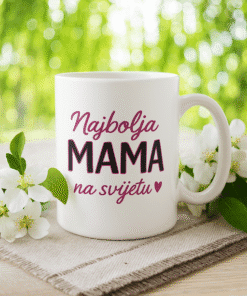 Najbolja mama na svijetu personalizirani šalica za majke.