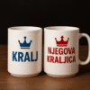 Kraljevski šalica za ljubav i humor, savršeni poklon za svaki dom.