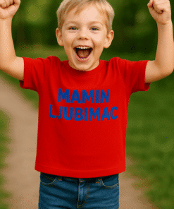 Mamin Ljubimac majica za djecu, moderna i udobna, savršena za svakodnevno nošenje.