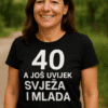 Najlon majica za 40. rođendan, personalizirane majice, optima majice za posebne prilike.