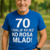 70+ godina, aktivan i zdrav život, personalizirane majice za starije, optima od Top-majice.hr.